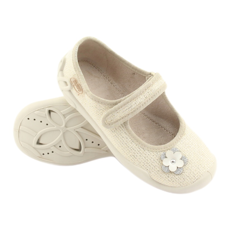 Befado children's shoes 114X288 beige golden 3 Befado children's shoes 114X288 beige golden 3