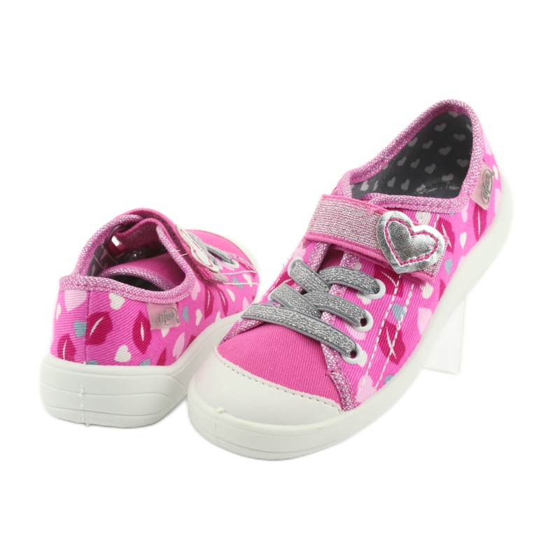 Befado children's shoes 251X123 white pink grey 4