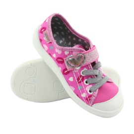 Befado children's shoes 251X123 white pink grey 3