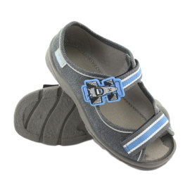 Befado children's shoes 969X127 blue grey 3
