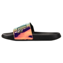 Ax Boxing Slippers With Holo Effect yellow 1