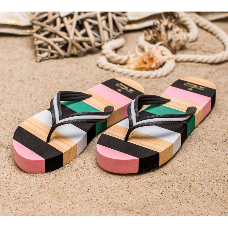Ax Boxing Flip-flops On The Platform black multicolored 2