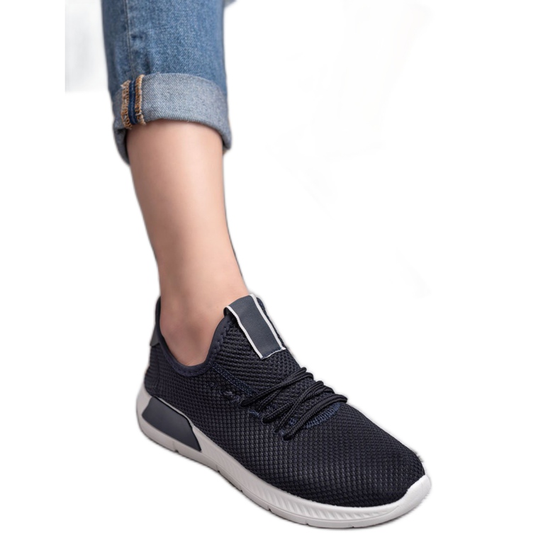 SHELOVET Women's Slip-On Shoes navy blue blue 1 SHELOVET Women's Slip-On Shoes navy blue blue 1