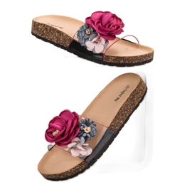 Super Me Slippers With Flowers purple multicolored 1