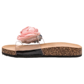 Super Me Slippers With Flowers pink 1