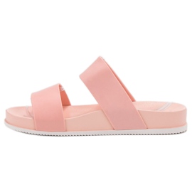 Laura Mode Pink Rubber Slippers 1