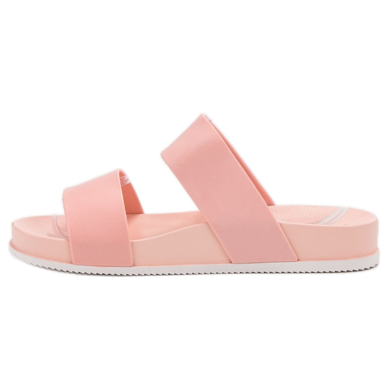 Laura Mode Pink Rubber Slippers 1
