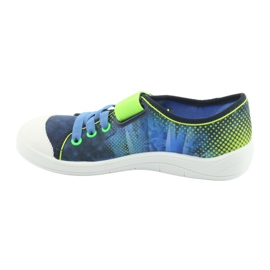 Befado children's shoes 251Y121 navy blue blue green 2