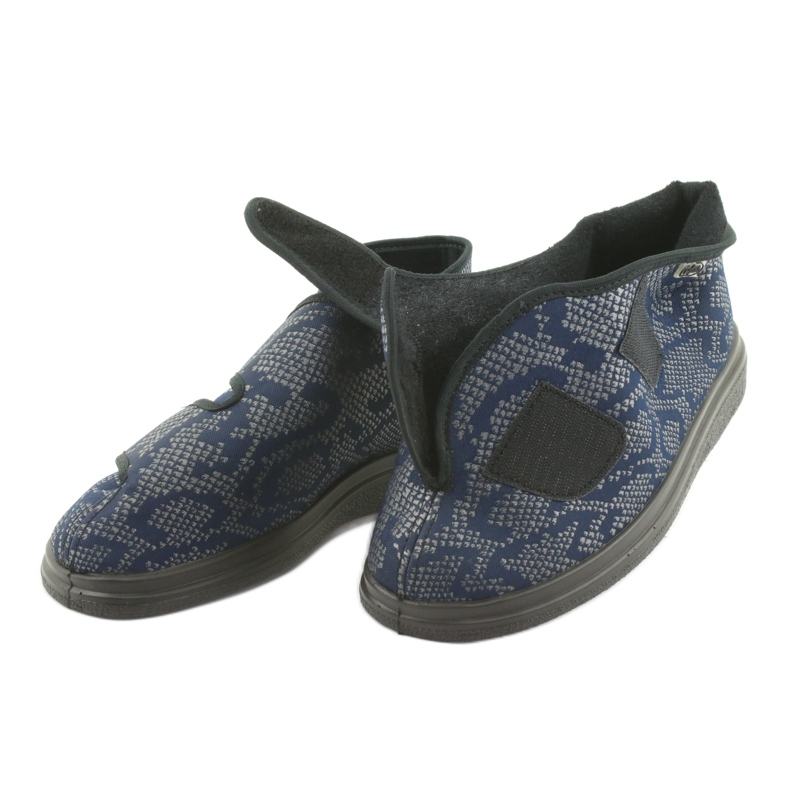 Befado women's shoes pu 986D009 black navy blue grey 3