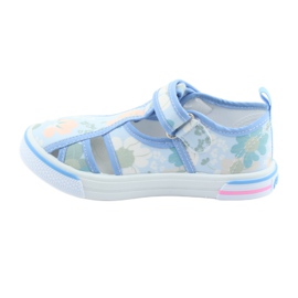 American Club children's shoes velcro blue TEN 27/19 white green 2 American Club children's shoes velcro blue TEN 27/19 white green 2