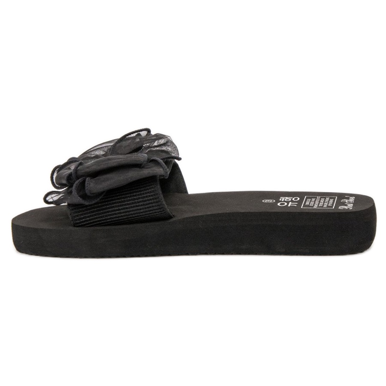Best Shoes Foam Slippers With A Bow black 1