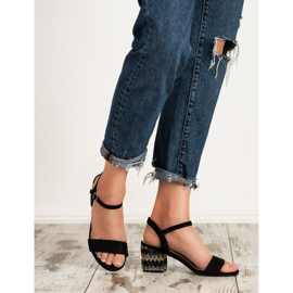 SDS Sandals On A Bar black 1