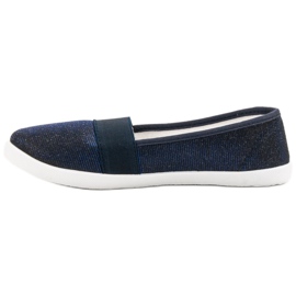 Renda Glitter Sneakers navy blue blue 1
