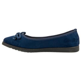 Comer Suede ballerinas blue 1