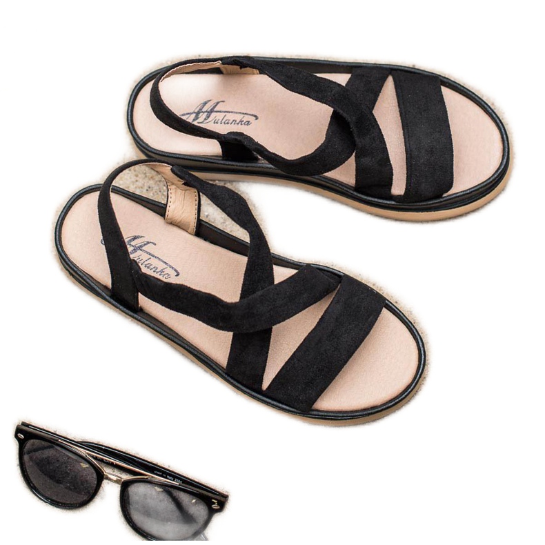 SHELOVET Slip-on Sandals On The Platform black 2