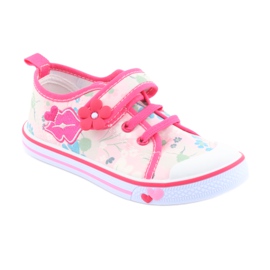 American Club Sneakers Mouth American leather insole white brown pink 1