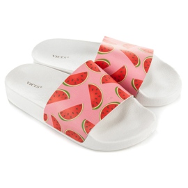 Vices Watermelon Slippers white red pink 1