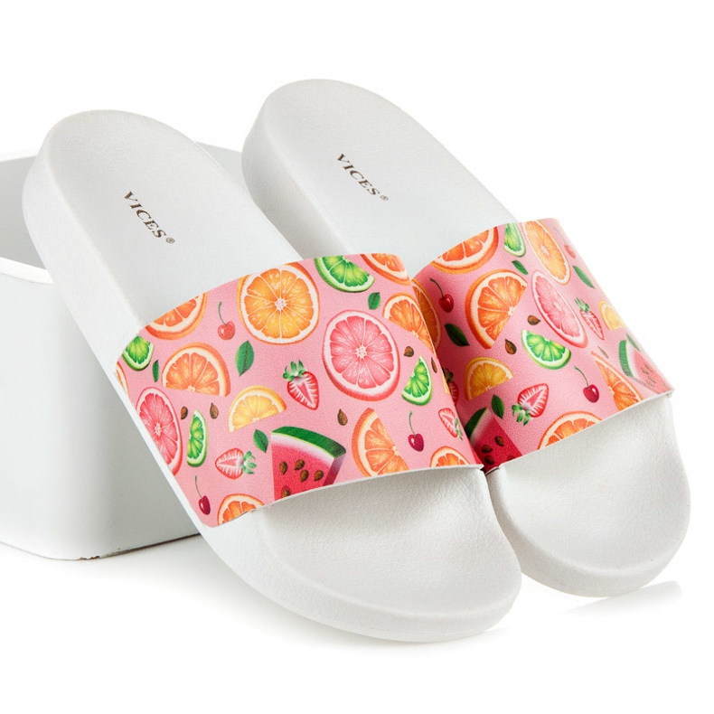 Vices Fruit Slippers pink 1