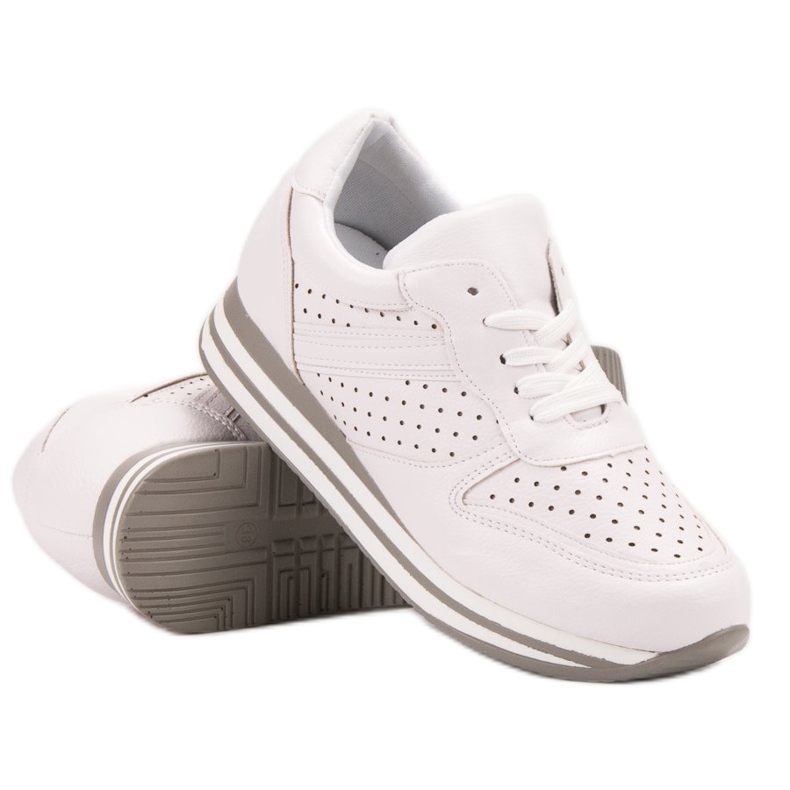 Kylie Sport shoes made of eco leather white 1