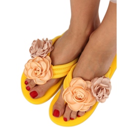 Yellow TS-33 Yellow flip-flops 2