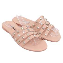 Pink women's pink slippers DD83P Pink 1