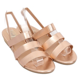 Champagne espadrilles sandals SM007 Champagne pink 1