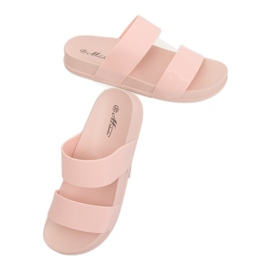 Pink women's pink slippers TS-23 Pink 1