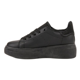 SHELOVET Black Sport Shoes 1