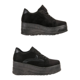 SHELOVET Black Shoes On The Platform 1 SHELOVET Black Shoes On The Platform 1