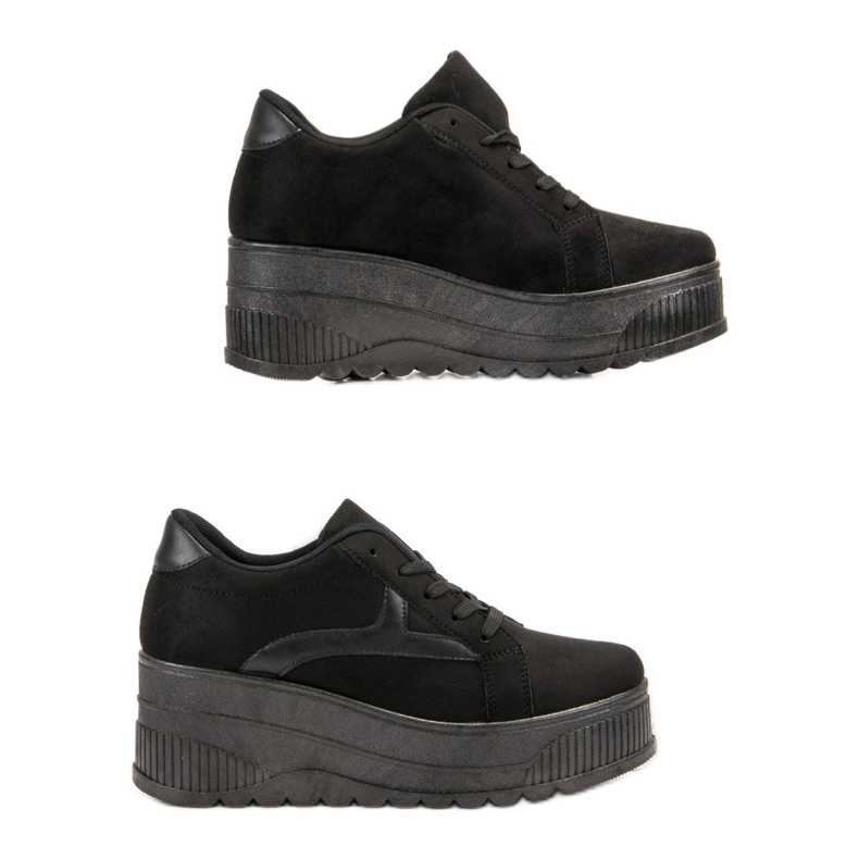 SHELOVET Black Shoes On The Platform 1 SHELOVET Black Shoes On The Platform 1