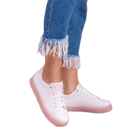 SHELOVET Lace-up Sports Shoes white 1