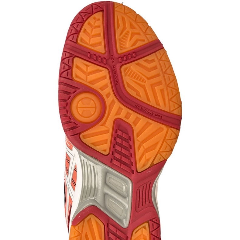 Asics Gel-Rocket 7 W B455N-0601 volleyball shoes multicolored orange 1 Asics Gel-Rocket 7 W B455N-0601 volleyball shoes multicolored orange 1