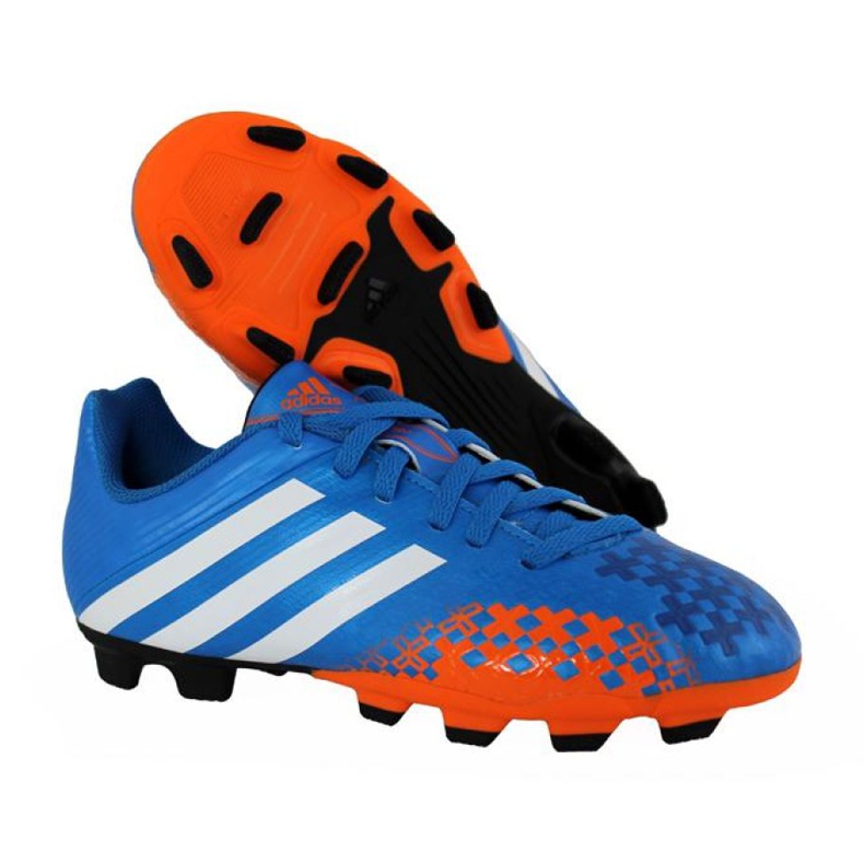 Adidas Predito Lz Fg Junior Q21735 football boots blue blue 1 Adidas Predito Lz Fg Junior Q21735 football boots blue blue 1