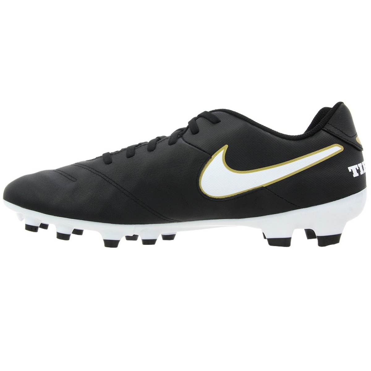 Nike Tiempo Genio Ii Leather Fg M 819213 010 football shoes black