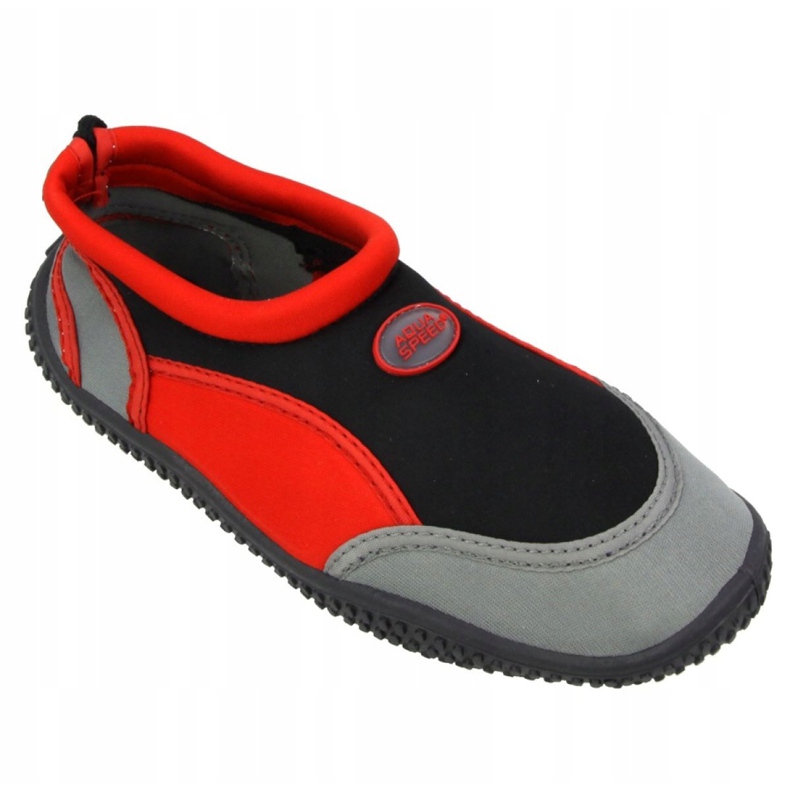 Aqua-Speed ​​Jr. red neoprene beach shoes 1