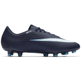 Nike Hypervenom Phelon Iii Fg M 852556-414 football boots navy blue navy blue 1