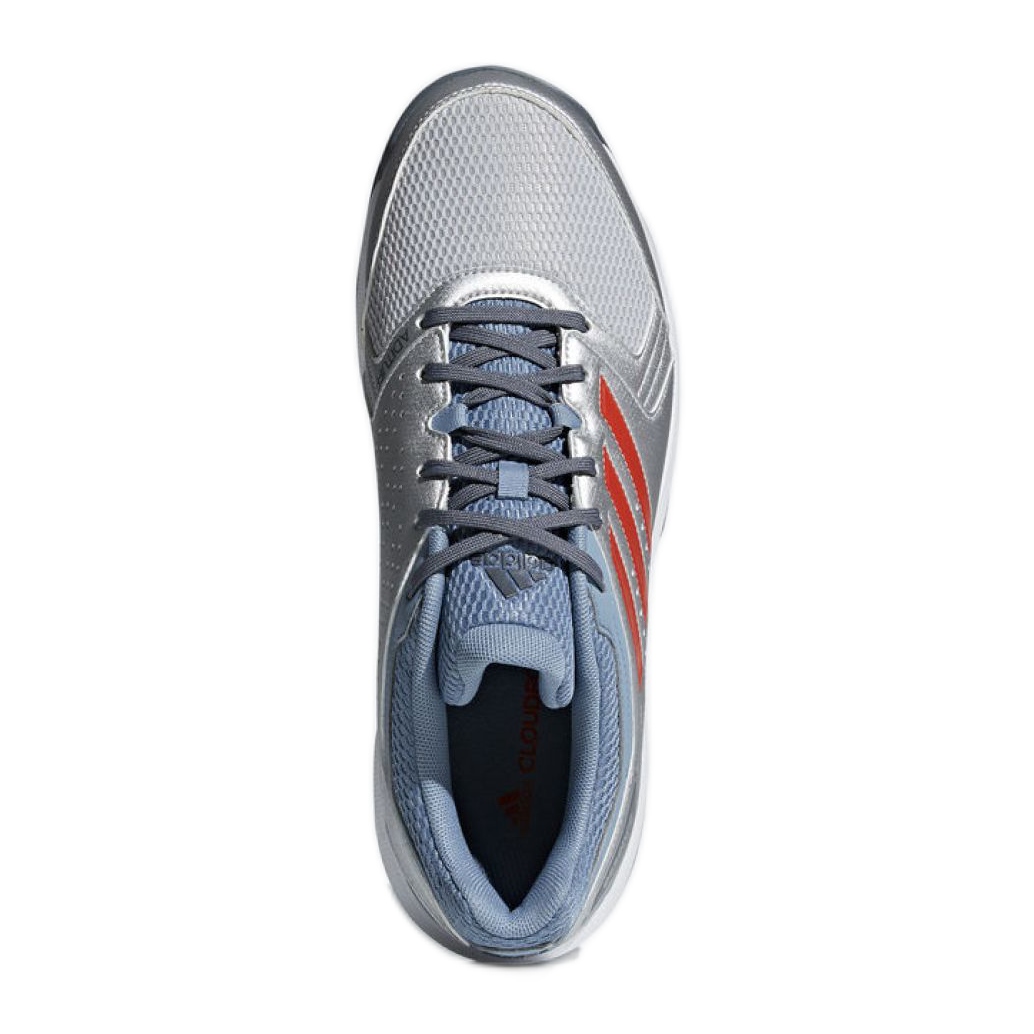 Adidas Essence M BB6342 handball shoes blue silver - KeeShoes