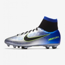 Nike Mercurial Victory Vi Df Neymar Fg Jr 921486-407 football boots multicolored silver 1