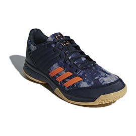 Adidas Ligra 5 M BB6124 volleyball shoes navy blue navy blue 1
