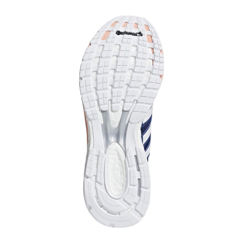 Running shoes adidas Adizero Boston 6 W BB6418 white navy blue orange 1 Running shoes adidas Adizero Boston 6 W BB6418 white navy blue orange 1