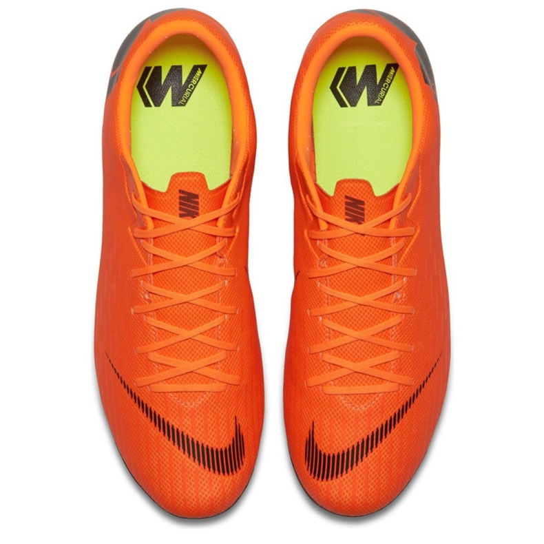 Nike Mercurial Vapor 12 Academy Fg M AH7375-810 soccer shoes multicolored orange 2