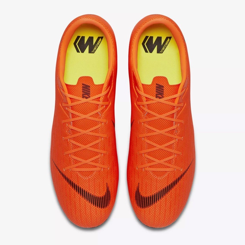 Nike Mercurial Vapor 12 Academy Sg Pro M AH7376-810 soccer shoes orange orange 2