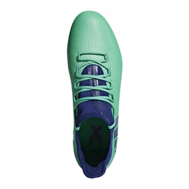 Adidas X 17.2 Fg M CP9189 football boots multicolored green 2