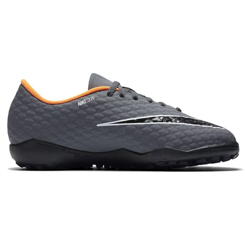 Nike Hypervenom PhantomX 3 Academy Tf Jr AH7294-081-S football shoes grey grey 1