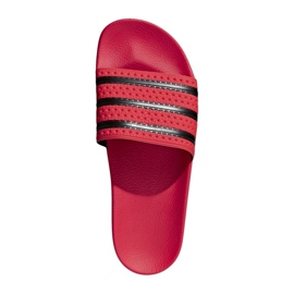 Adidas Originals Adilette Slides U CQ3098 black red 1