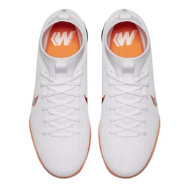 Nike Mercurial SuperflyX 6 Academy Gs Tf Jr AH7344-107 football shoes white white 1