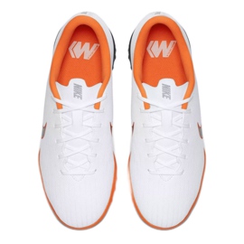 Nike Mercurial VaporX 12 Academy Gs Tf Jr AH7342-107 football shoes white white 1
