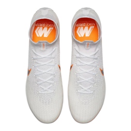 Nike Mercurial Superfly 6 Elite Fg M AH7365-107 soccer shoes white white 1