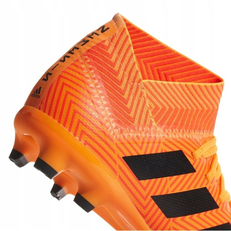 The adidas Nemeziz 18.3 Fg Jr DB2352 football boots multicolored orange 2