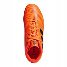 The adidas Nemeziz 18.4 FxG Jr DB2355 football boots multicolored orange 2